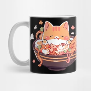 cat ramen Mug